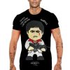 Scarface tee shirt in black (front view)