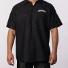 black polo shirt