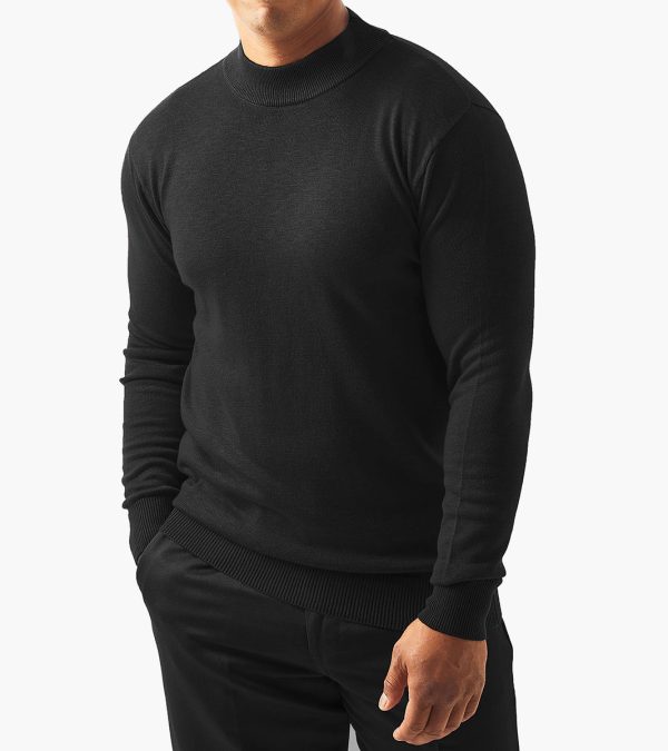 Stacy Adams Modern Fit Sweater in black