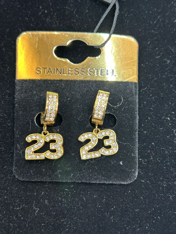 Iced Carat MJ23 Stainless Earring