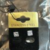 Iced Carat Silver Stainless Earring