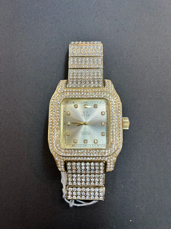 Iced Carat Silver Watch Set