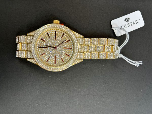 Iced Carat Gold Watch Set