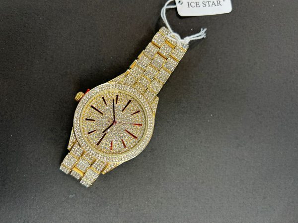 Iced Carat Gold Watch Set
