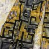 Silver Stone Yellow Regular Fit Baroque Fashion Dress Shirt