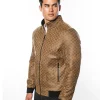 VIP Collection fashion jacket in camel color