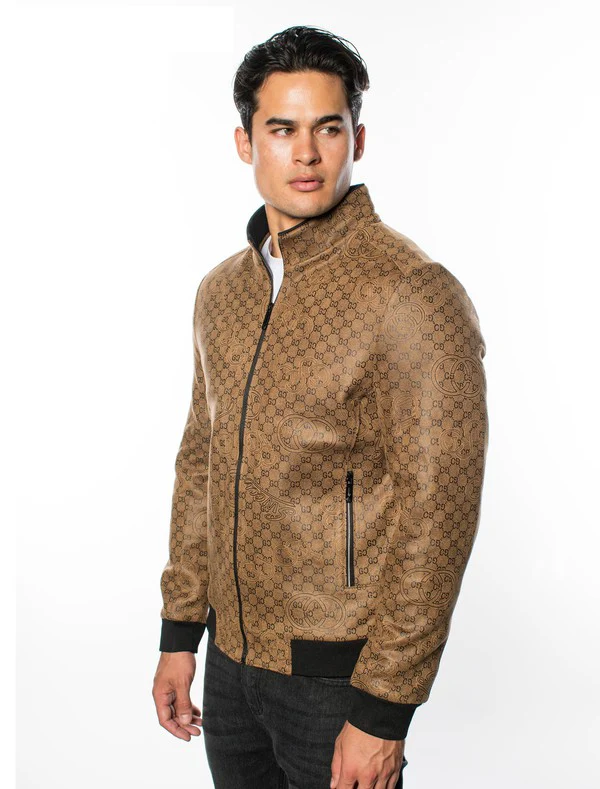 VIP Collection fashion jacket in camel color