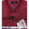 Red Statement Clothing brand, regular fit paisley dress shirt